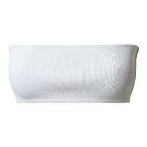 Balmain x H&M Women's White Strapless Bandeau Bra / Tube Top, Size 2 US